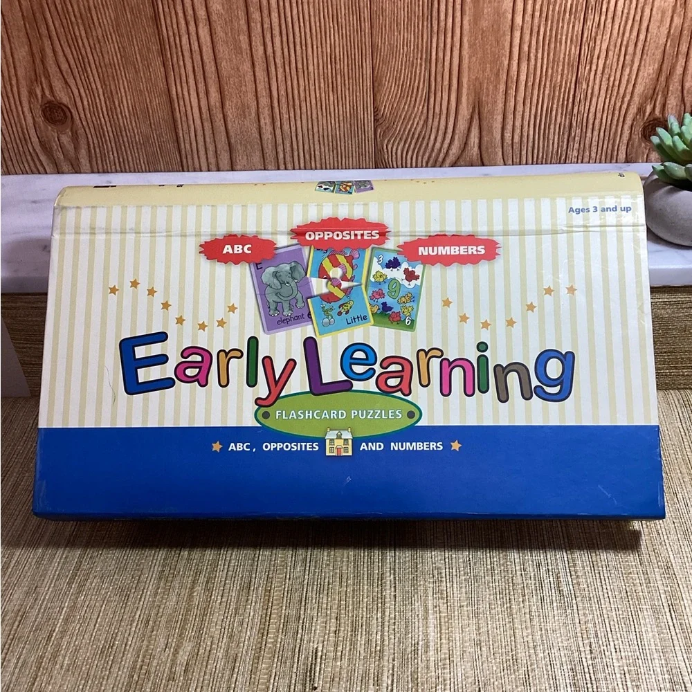 Early Learning Flashcard Puzzles - ABC, Numbers, Opposites
